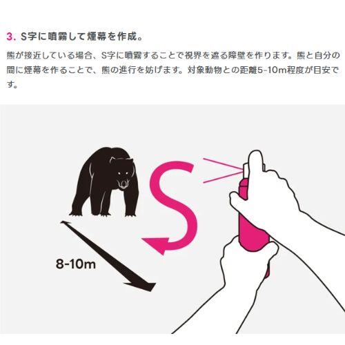 熊一目散 熊よけスプレー 登山 アウトドア キャンプ : ツルハドラッグ