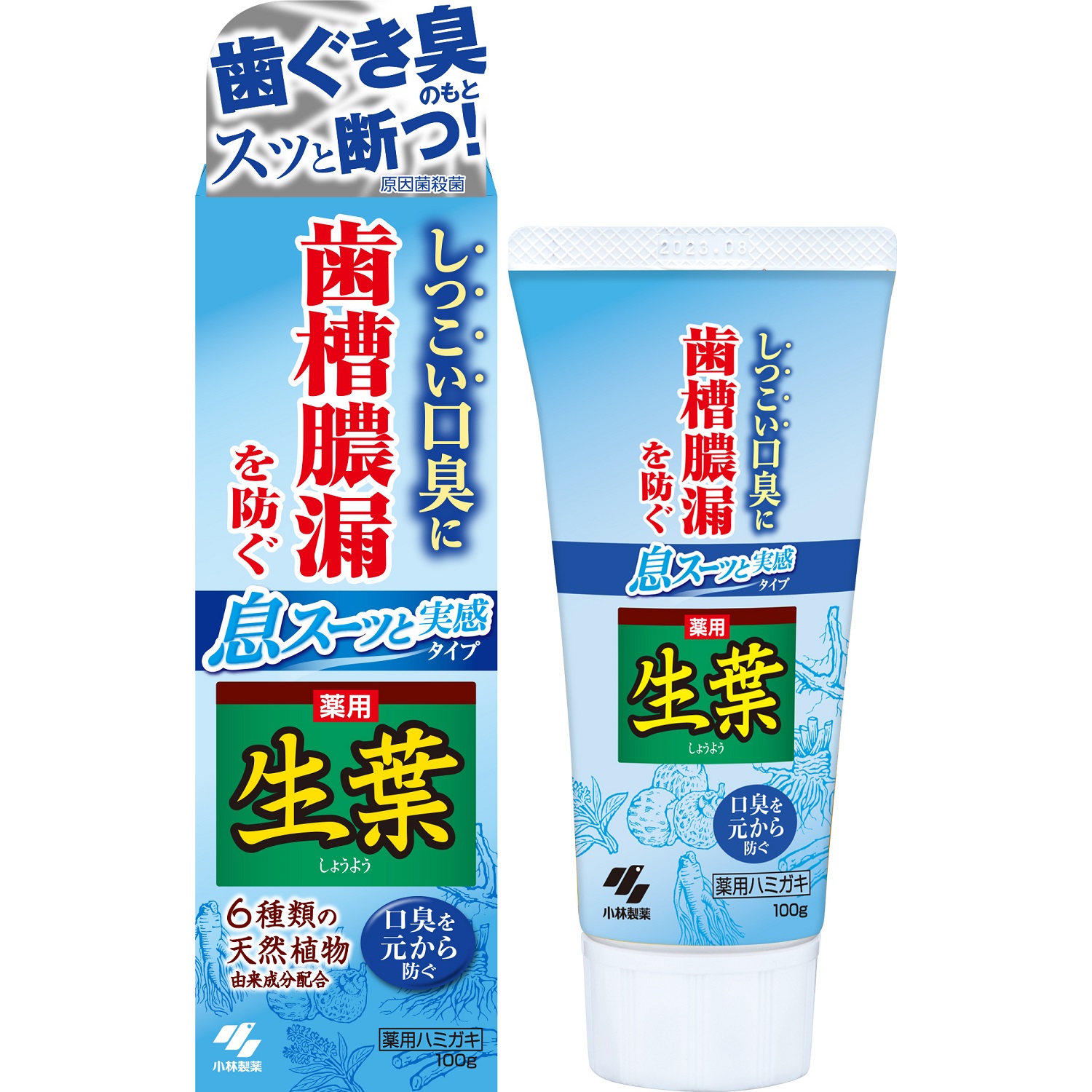小林製薬 生葉EX (100g) 生葉 薬用ハミガキ 医薬部外品 : ツルハ