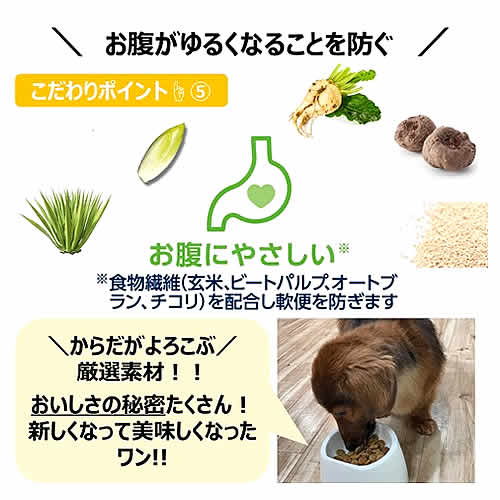 《セット販売》　アースペット ファーストチョイス ChoiceS アレルゲンケアに 高齢犬7歳以上 (2.4kg)×4個セット ドッグフード　送料無料｜tsuruha｜06