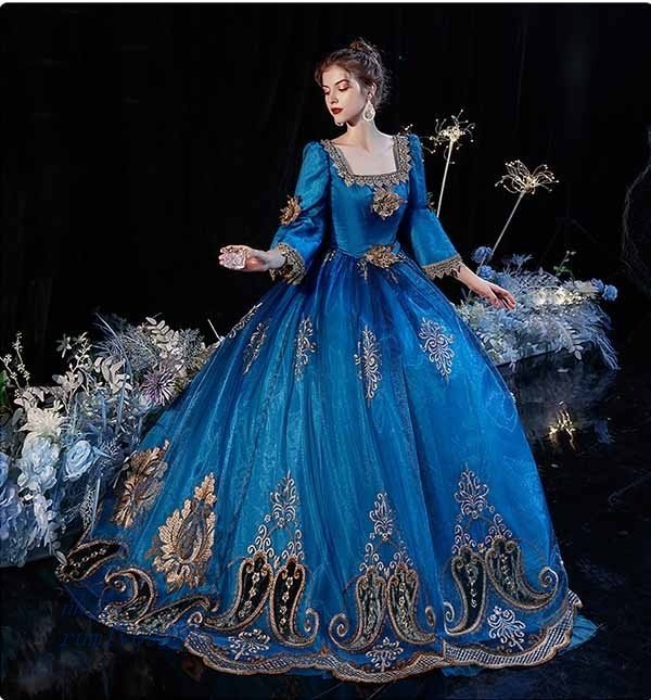 国産 貴婦人 貴族 ドレス 中世ヨーロッパ お姫様 女王様ドレス ロングドレス 舞台衣装 豪華なドレス ステージ衣装 カラードレス 王族服 希少 大人気 Www Mollands At