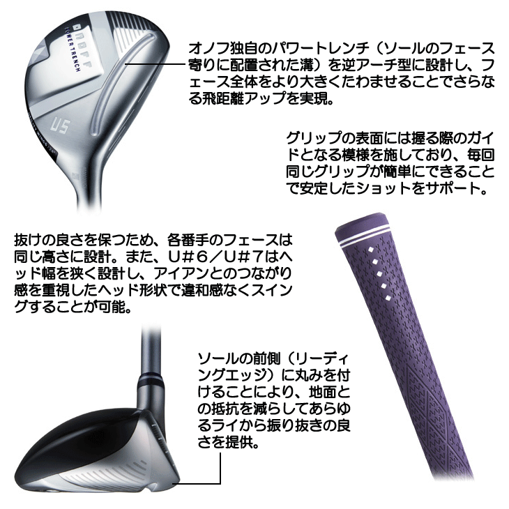 ONOFF（オノフ） レディース 2025 レディ ユーティリティ LP425U 女性