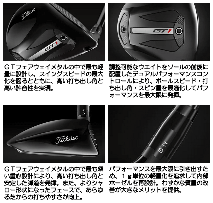 Titleist（タイトリスト） GT1 フェアウェイウッド エアスピーダー