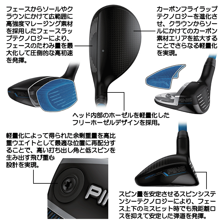 PING（ピン） レフティー G440 ハイブリッド ユーティリティ