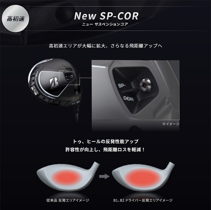 BRIDGESTONE - [2021年モデル] ブリヂストンB1ドライバーTOUR AD BS-6 ブリヂストン BS B1 DRIVER ゴルフ ドライバー TOUR AD BS-6