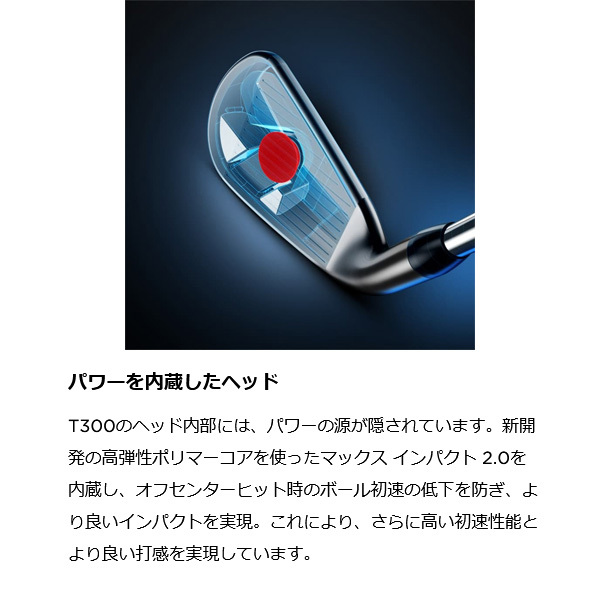Titleist タイトリスト 2021 T300 3D055 カーボン アイアン5本 Titleist タイトリスト 2021 T300 3D055 カーボン アイアン5本