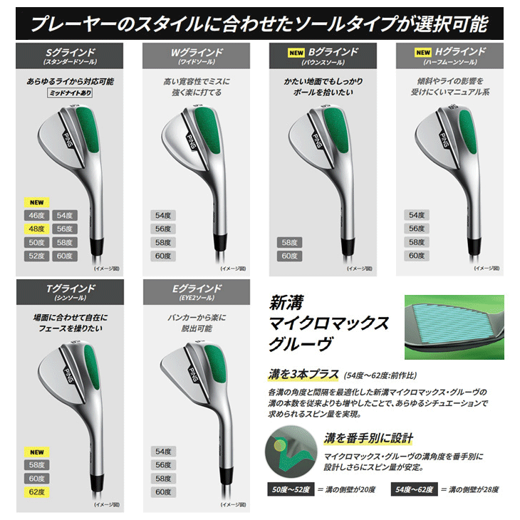 PING レフティー ピン S159 ハイドロパールクローム N.S.PRO