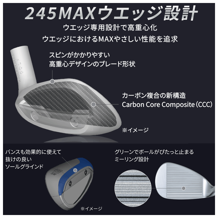 BRIDGESTONE（ブリヂストン） 245MAX アイアン 単品 VANQUISH BSi for