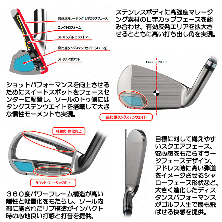 Royale マジェスティ 2025 ロイヤル アイアン 5本セット #6,#7