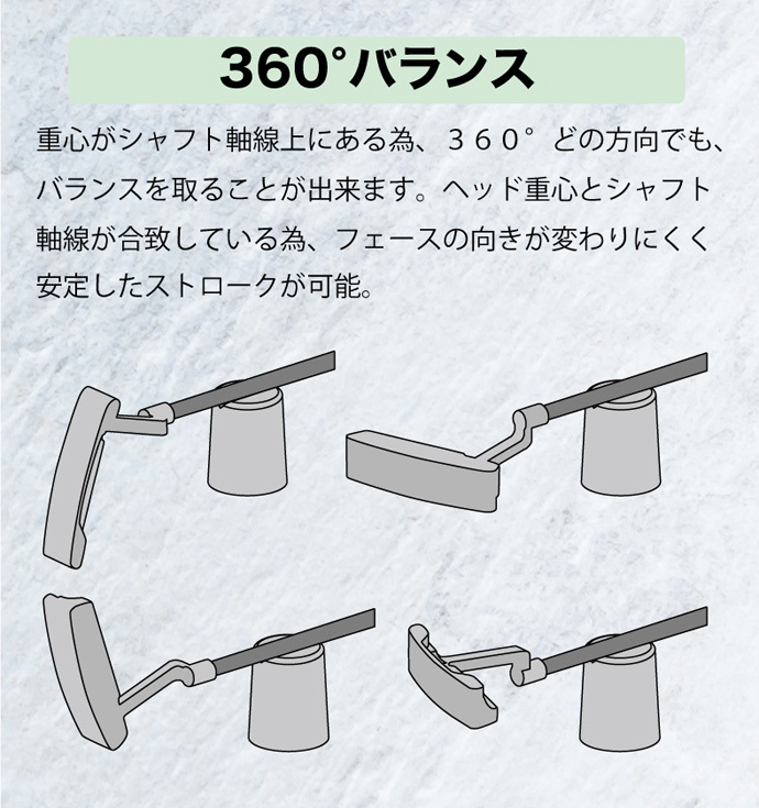 はじめる、ふかめるMFT ☆重心距離ZERO☆ツルヤ アクセル AXEL 3°ハンドファースト