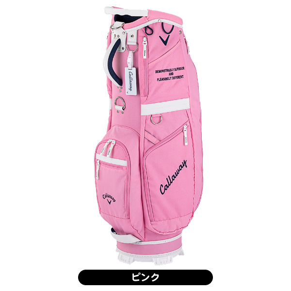 値下げ！キャロウェイ　エピック　キャディバック　ネイビー　ピンク　ツアーモデル Callaway（キャロウェイ） 付属ネームタグ名入れ無料 2024 アドバンス