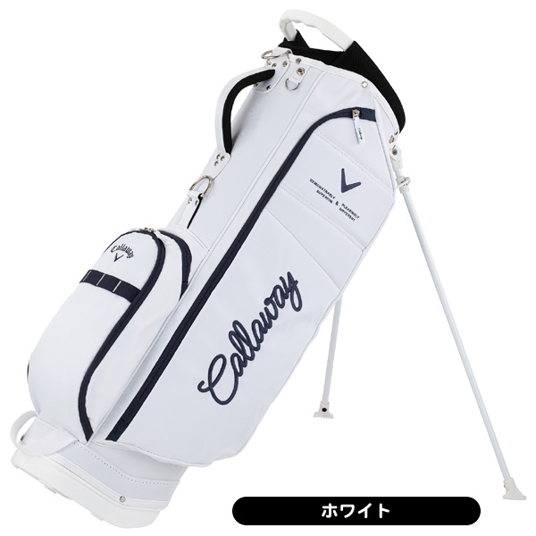 Callaway ゴルフバッグ ホワイト Callaway（キャロウェイ） キャディバッグ アドバンス メンズ