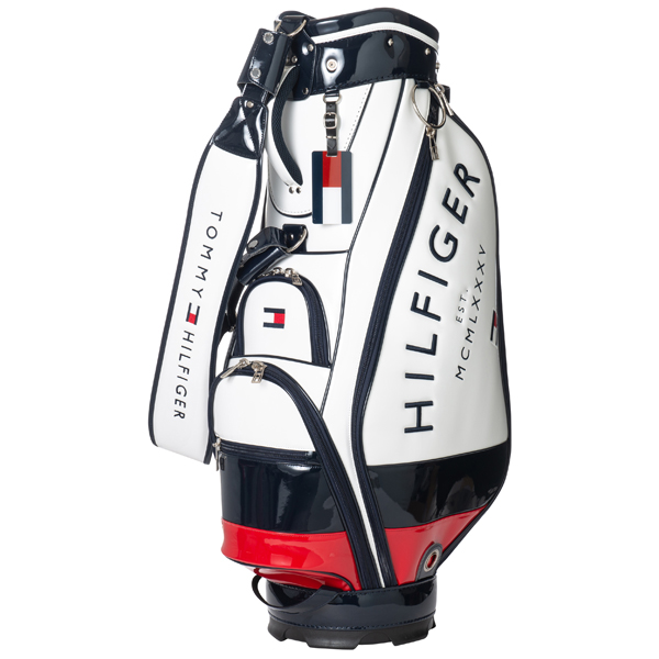 トミーヒルフィガー エナメル　キャディバッグ　未使用品 TOMMY HILFIGER GOLF（トミー ヒルフィガー ゴルフ） トミー
