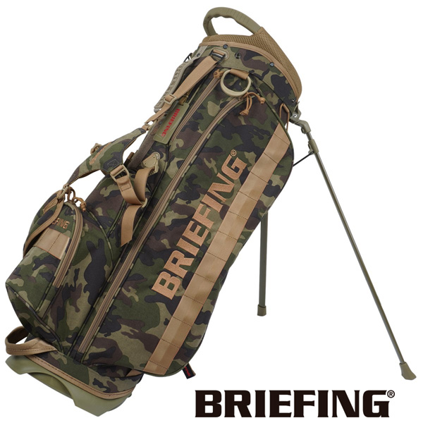 1回のみ使用★BRIEFING カモフラージュ スタンドバッグ BRIEFING GOLF（ブリーフィングゴルフ） ブリーフィング スタンド
