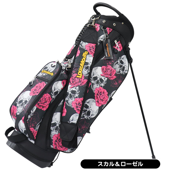 【新品】ラウドマウス キャディバッグ 8.5型 （342）モザイクスカルズ 楽天市場】LOUDMOUTH ラウドマウス LM-CB0010 8.5型 スタンドキャディ