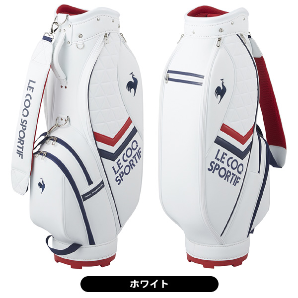 新品未使用タグ付きLE COQ SPORTIF ゴルフバッグ le coq sportif GOLF（ルコックスポルティフ ゴルフ） 付属ネームタグ
