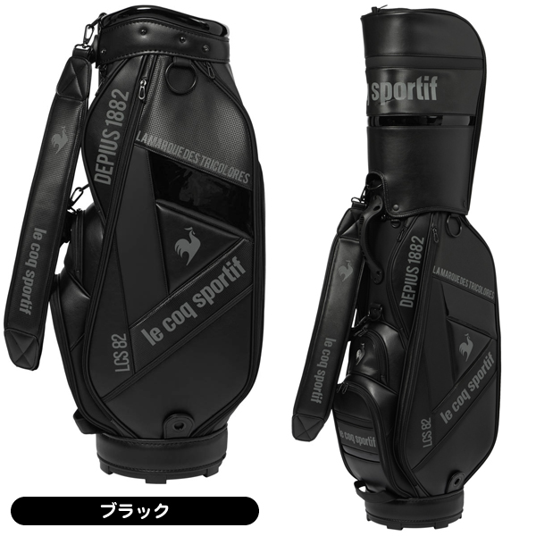 LE COQ SPORTIF ゴルフバッグ　ブラック le coq sportif GOLF（ルコックスポルティフ ゴルフ） ルコック