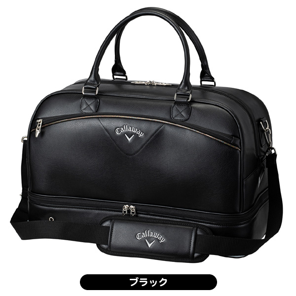 【未使用】 × Callaway スポーツバッグ ボストンバッグ ブラック Callaway（キャロウェイ） ゴルフ ボストンバッグ スポーツ メンズ