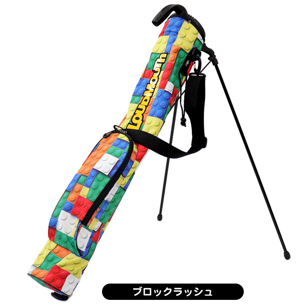 M・U SPORTS キャラクタープリントクラブケース フード有り 46インチ LOUDMOUTH（ラウドマウスゴルフ） ラウドマウス クラブケース LM