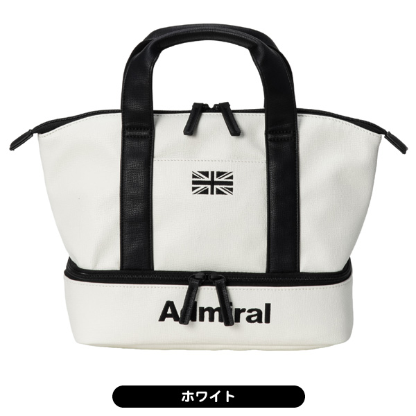 アドミラル ラウンドトートバッグ ADMZ6AT8 メンズ レディース シボ合皮 2026年モデルの画像