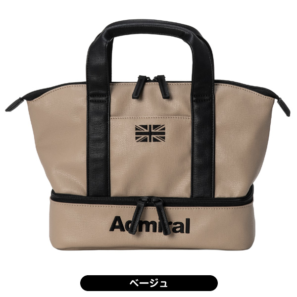 【新品未使用】　Admiral アドミラル　キャンバス トートバッグ ベージュ Admiral Golf（アドミラルゴルフ） アドミラル ラウンドトートバッグ