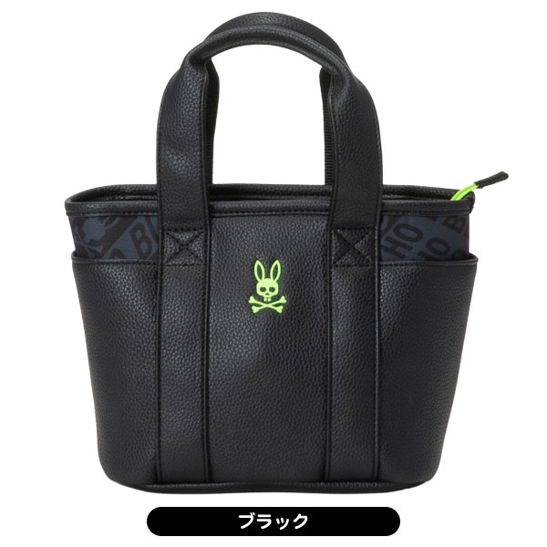 【新品未使用】PSYCHO BUNNY トートバッグ 大容量 ブラック サイコバニー ゴルフ トートバッグ FLAGSHIP Psycho Bunny