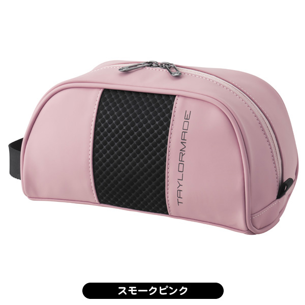 美品テーラーメイドゴルフ撥水UVバックプリーツブルゾンスモークピンクS TaylorMade テーラーメイド レディース PKG RBZ SPEEDLITE