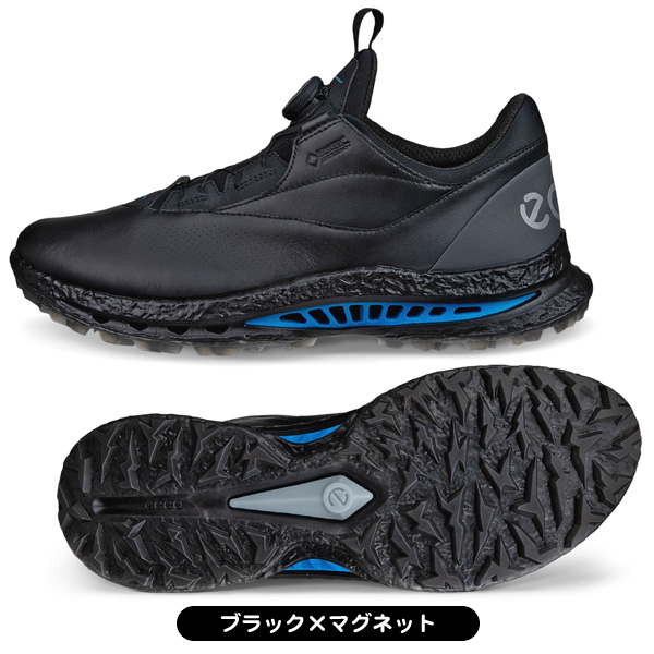 新品未使用 ECCO ゴルフシューズ ブラック Boaシステム 41(26cm) ecco（エコー） ゴルフシューズ BIOM C5 BOA 132614 メンズ スパイク