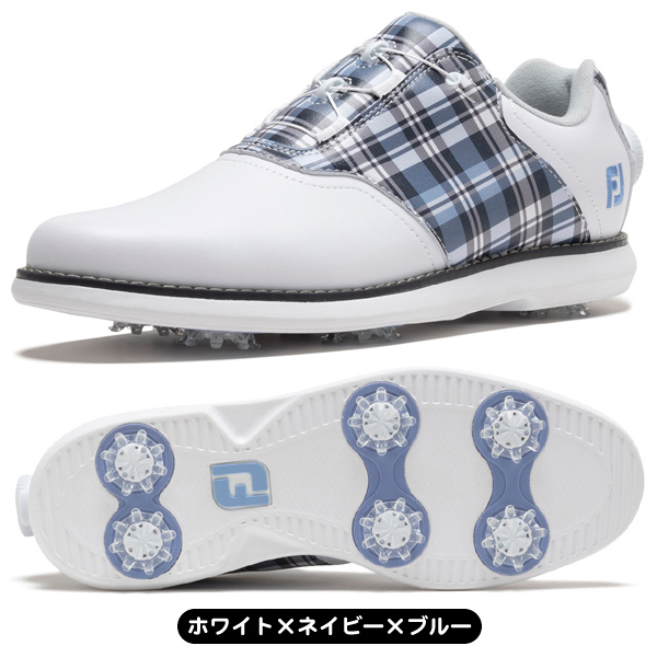 FootJoy ゴルフシューズ 女性用 ホワイト/ブルー23.5cm FootJoy ゴルフシューズ（サイズ（cm）：23.5cm）｜ゴルフ