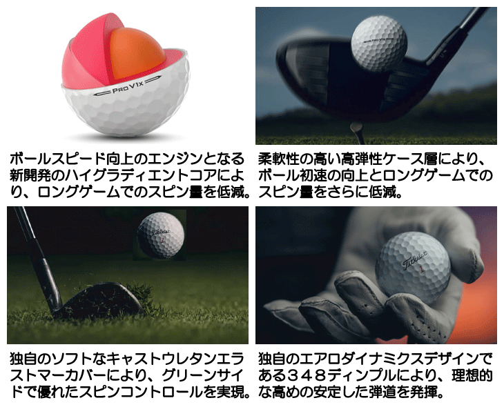 Pro V1x タイトリスト 2023 プロV1x ボール ダブルナンバー 1ダース