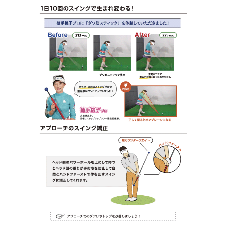 Lynx（リンクス） DAWAKIN STICK ダワ筋スティック : つるやゴルフ