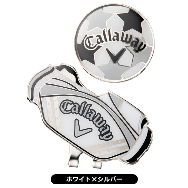 キャロウェイ 2023 ゴルフバッグモチーフ ロゴ クリップ&マーカー｜tsuruya-sp｜02