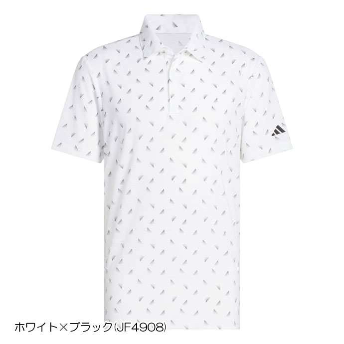 adidas ゴルフ メンズ アディダス メッシュ総柄半袖シャツ KUH65
