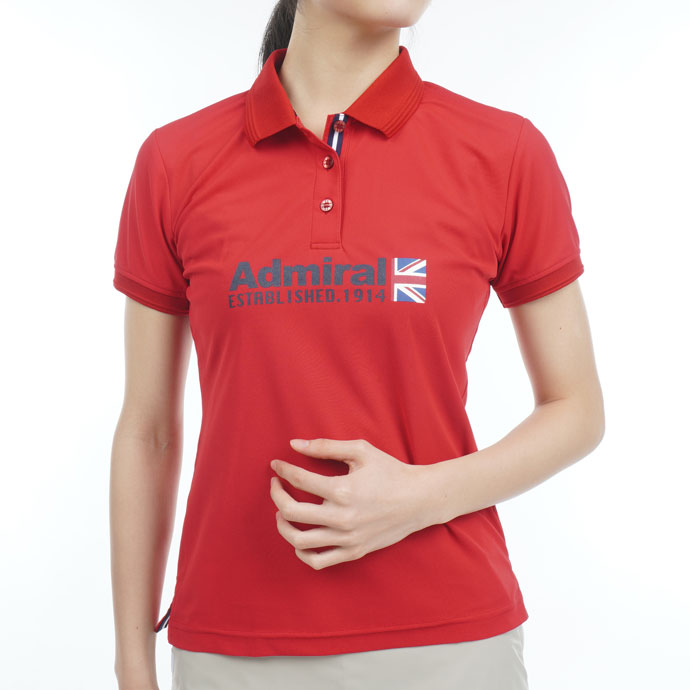 ゴルフ レディース/女性用 アドミラル ベーシックフロントロゴ ポロシャツ ADLA315