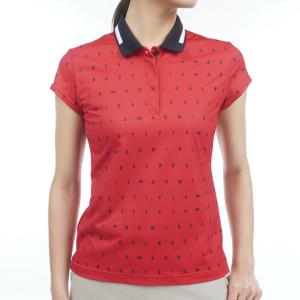 ゴルフ レディース/女性用 アドミラル モノグラムプリント ポロシャツ ADLA316