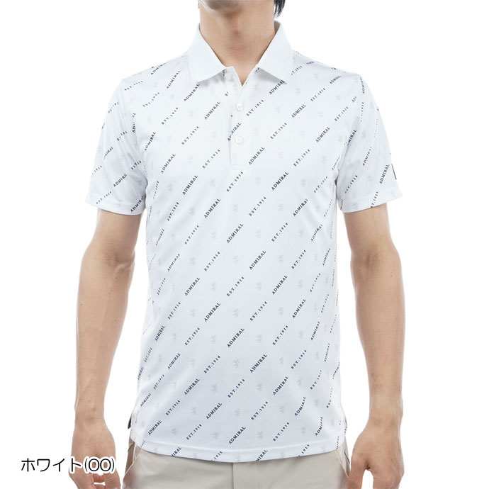 ゴルフ アドミラル モノグラムポロシャツ ADMA415｜tsuruya-sp｜02