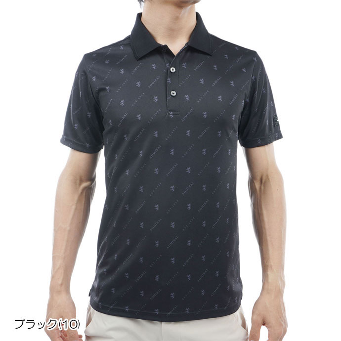 ゴルフ アドミラル モノグラムポロシャツ ADMA415