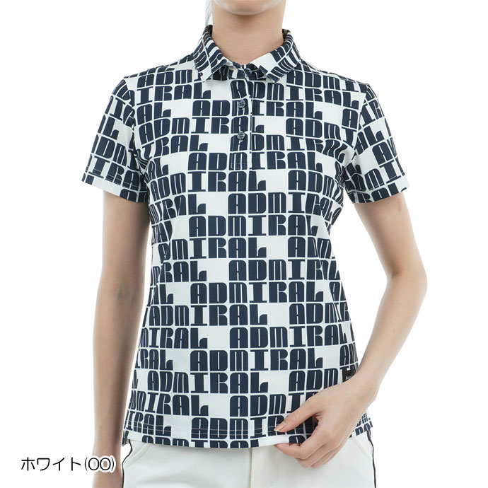 ゴルフ レディース/女性用 アドミラル ロゴモノグラムポロシャツ ADLA402｜tsuruya-sp｜02