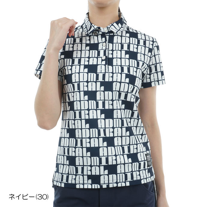 ゴルフ レディース/女性用 アドミラル ロゴモノグラムポロシャツ ADLA402｜tsuruya-sp｜03