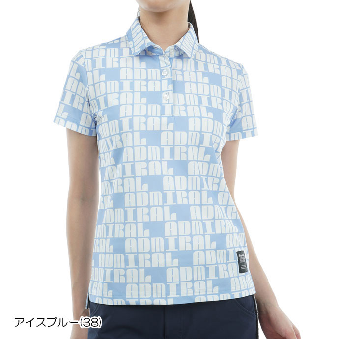 ゴルフ レディース/女性用 アドミラル ロゴモノグラムポロシャツ ADLA402｜tsuruya-sp｜05