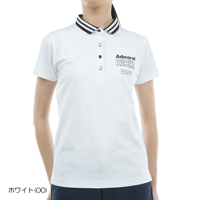 ゴルフ レディース/女性用 アドミラル ロゴジャカードポロシャツ ADLA411｜tsuruya-sp｜02