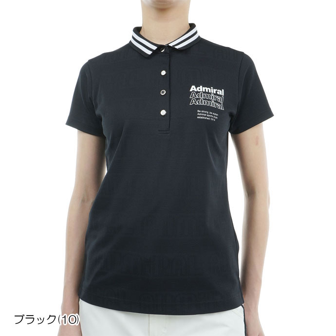 ゴルフ レディース/女性用 アドミラル ロゴジャカードポロシャツ ADLA411｜tsuruya-sp｜03