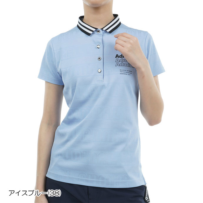 ゴルフ レディース/女性用 アドミラル ロゴジャカードポロシャツ ADLA411｜tsuruya-sp｜04