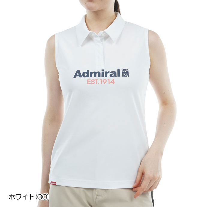 ゴルフ レディース/女性用 アドミラル リサイクルカノコノースリーブシャツ ADLA415｜tsuruya-sp｜02