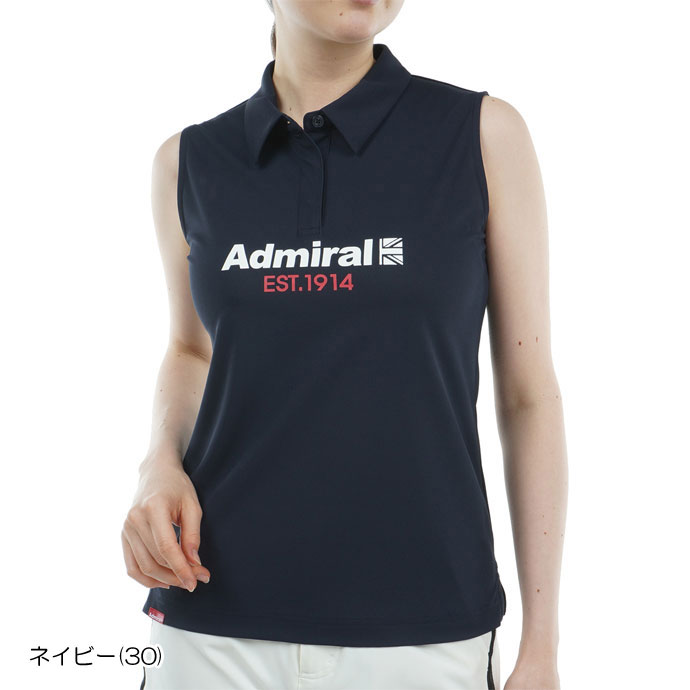 ゴルフ レディース/女性用 アドミラル リサイクルカノコノースリーブシャツ ADLA415｜tsuruya-sp｜04