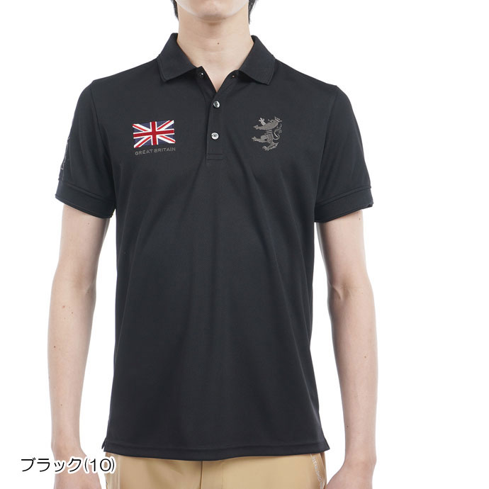 【新品未使用タグ付き】アドミラル　ポロシャツ メンズ　ホワイト/ブラック　ロゴ 新品未使用タグ付き】アドミラル ポロシャツ メンズ ホワイト