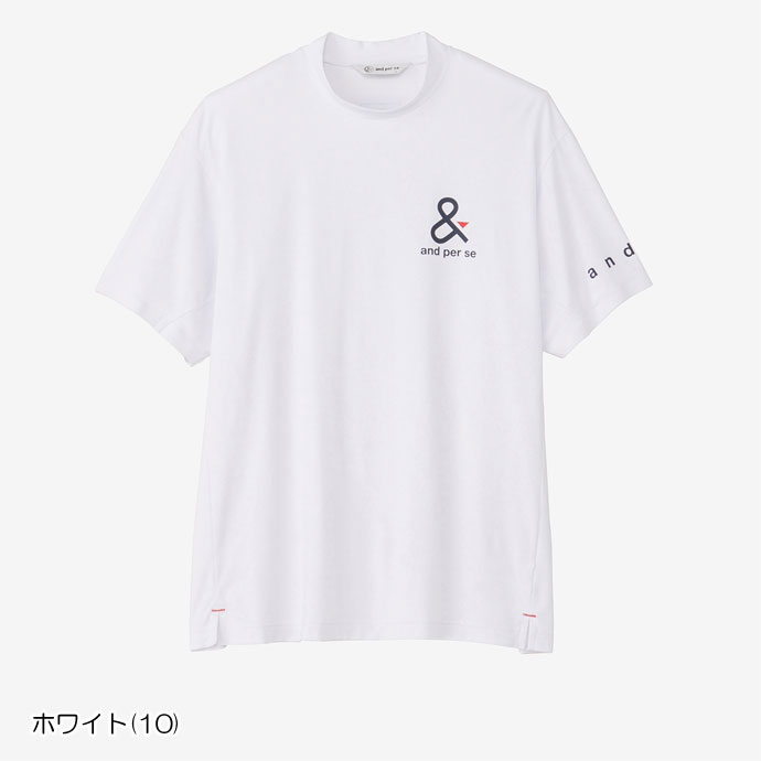 ゴルフ アンパスィ ショットスムーザーＨ/Ｓモックネックシャツ AMS9514V4｜tsuruya-sp｜02