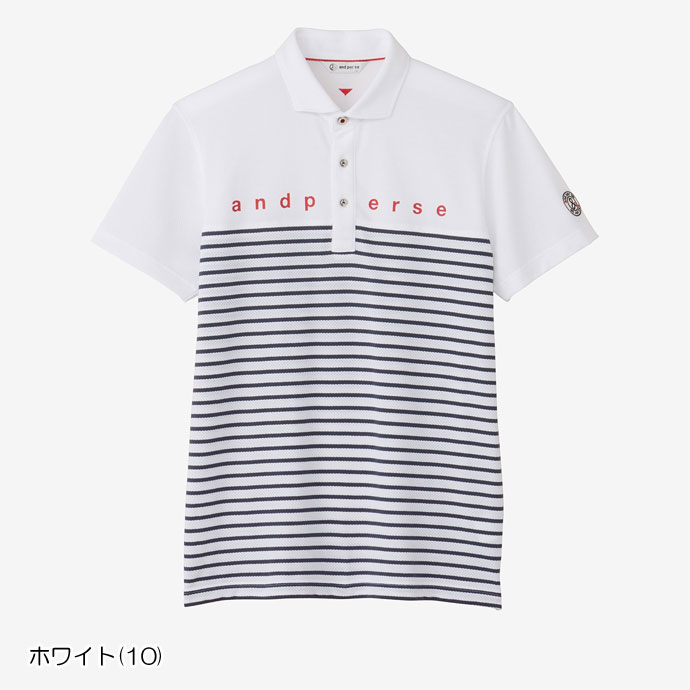 ゴルフ アンパスィ ボーダードライバーズアイＨ/Ｓシャツ AMS9604X6