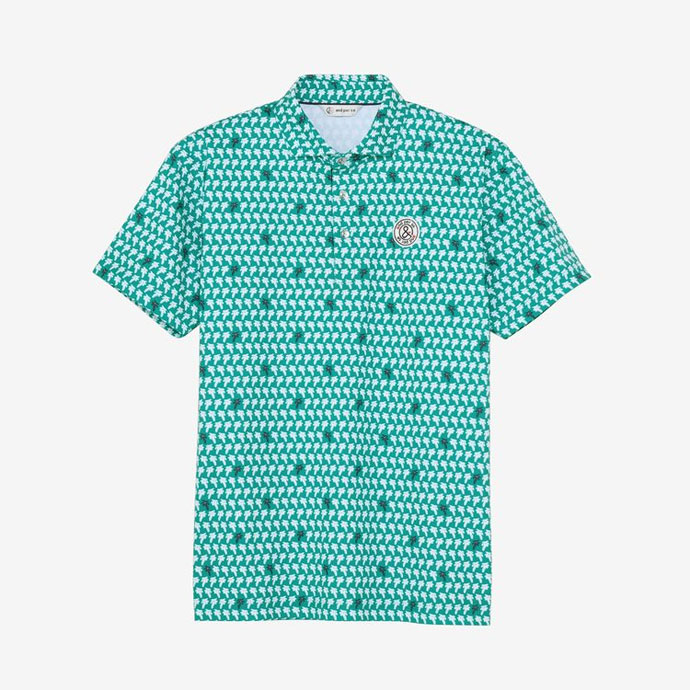⭐︎ 新品 and per se ゴルフポロシャツ size M ブルーストライプ ⭐︎ 新品 and per se ゴルフポロシャツ size M ブルーストライプ