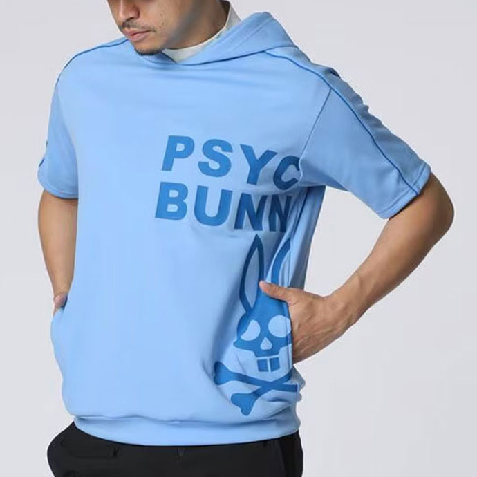 Psycho Bunny（サイコバニー） ゴルフ メンズ バニーロゴパイピング