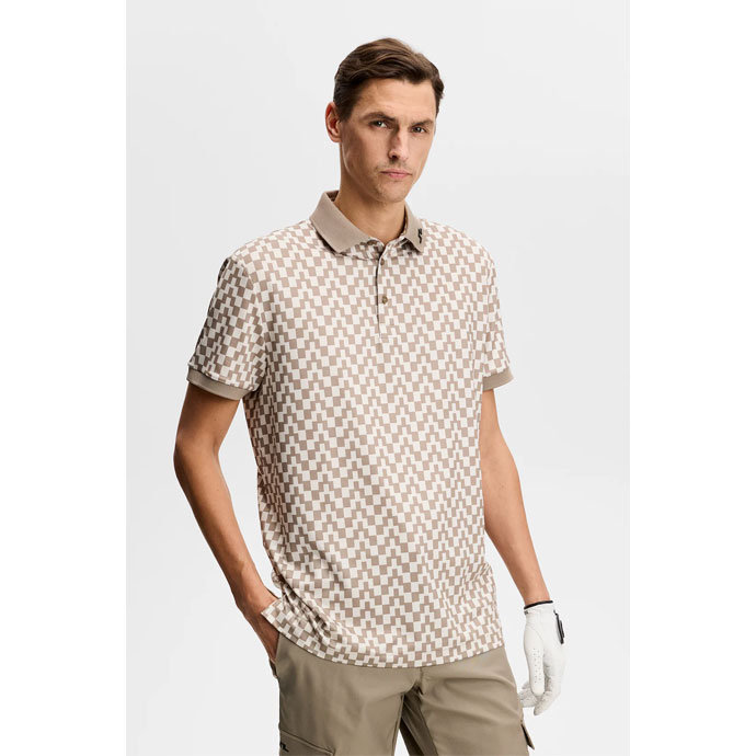 ゴルフ メンズ Ｊリンドバーグ Tour Tech Print Polo 春 夏 26SS_1